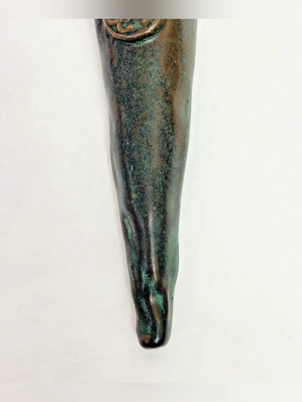 Wall Pocket Vase Pottery Blue/Green teal 14” H x 5” W approx